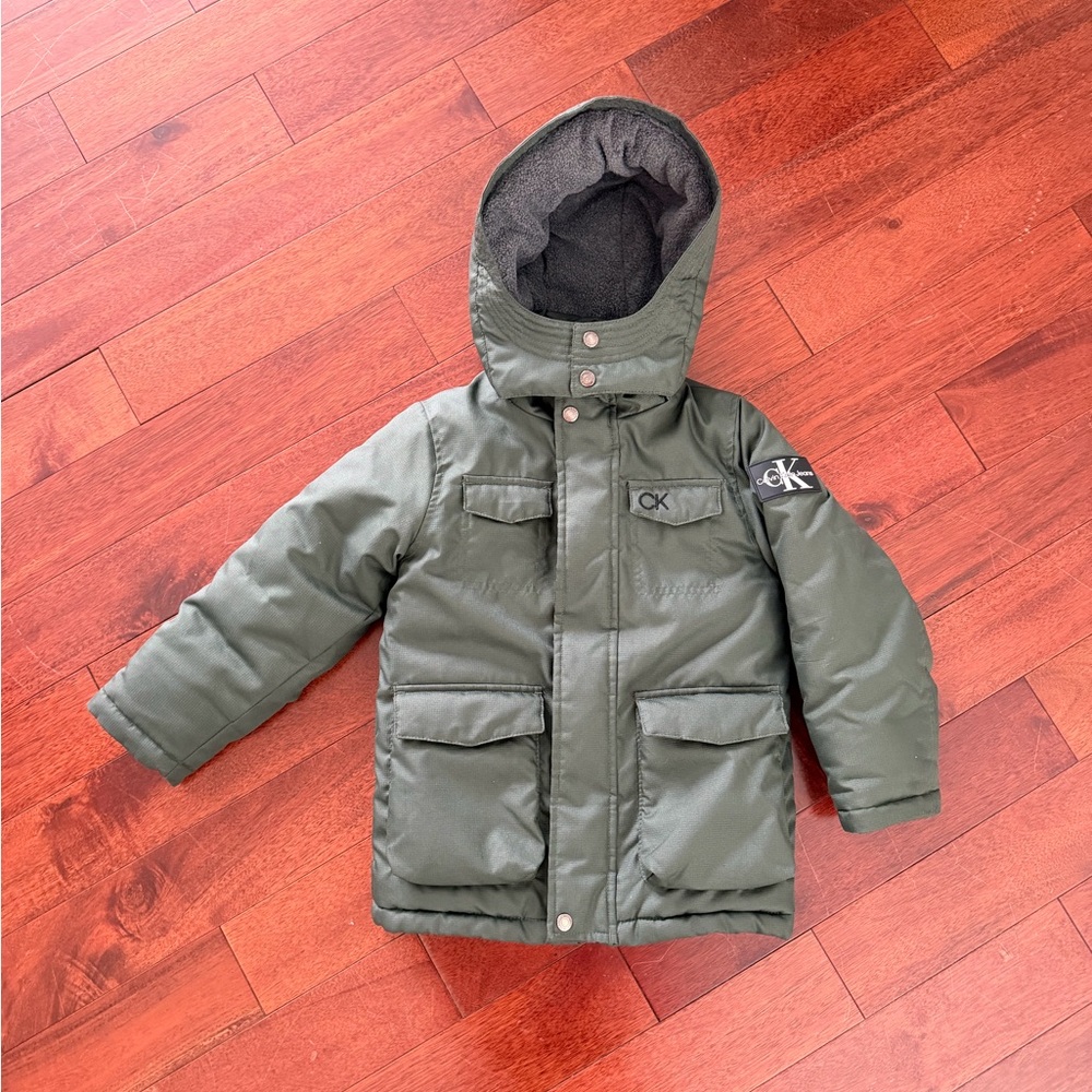 Calvin Klein Jeans Gray and Green Jacket